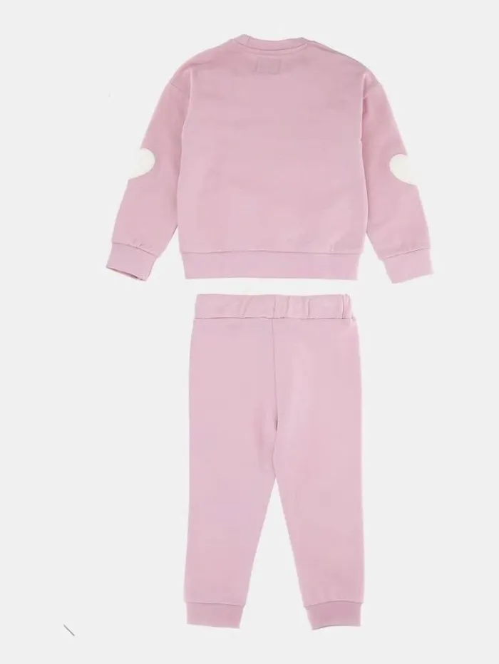 Kids Sweatshirt And Pant Set Pink Guess Sets And Coords