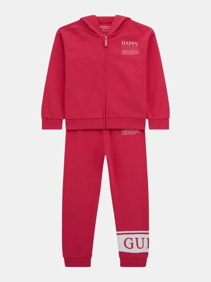 Kids Sweatshirt And Pants Active Set Fuchsia Guess Sets And Coords