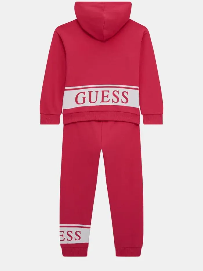 Kids Sweatshirt And Pants Active Set Fuchsia Guess Sets And Coords