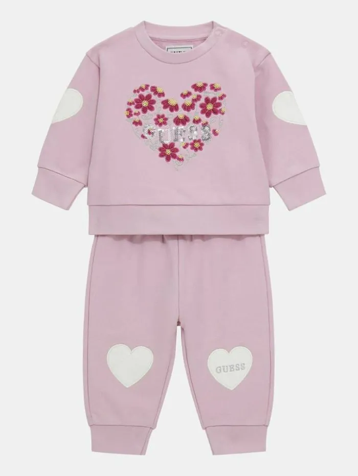 Kids Sweatshirt And Pants Set Pink Guess Onepiece Suits And Sets