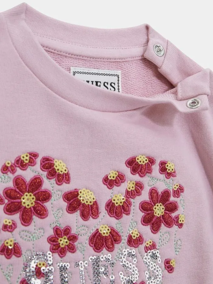 Kids Sweatshirt And Pants Set Pink Guess Onepiece Suits And Sets