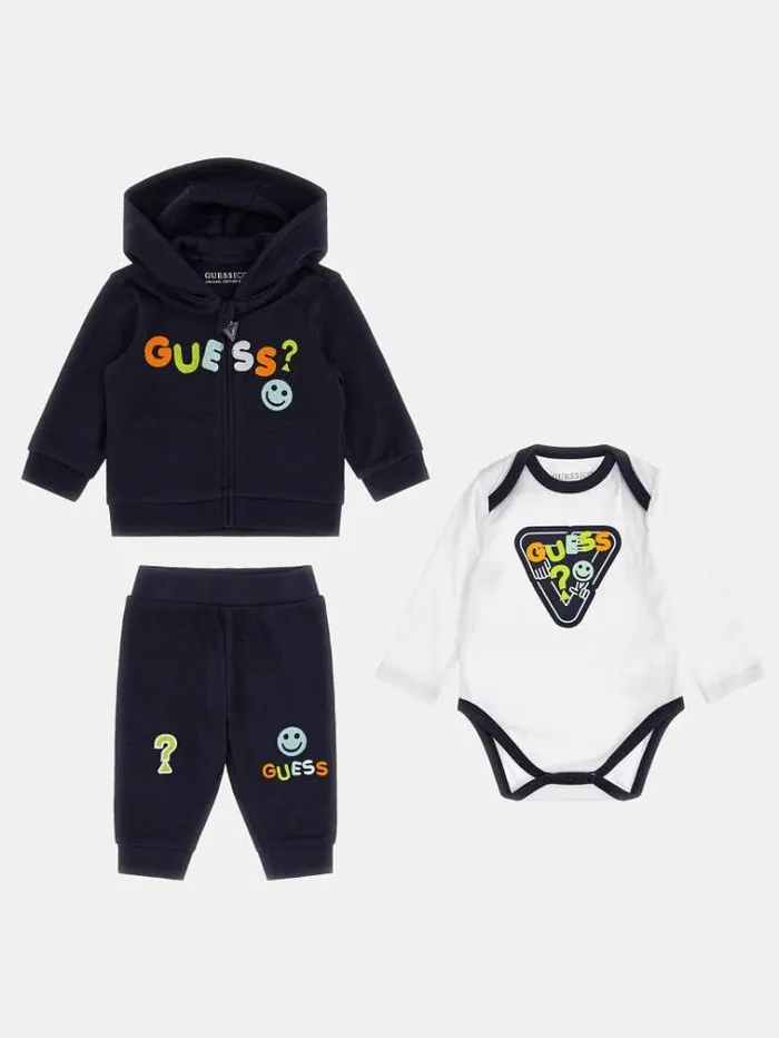Kids Sweatshirt Body And Pant Set Blue Guess Onepiece Suits And Sets