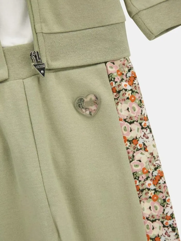 Kids Sweatshirt Body And Pant Set Olive Green Guess Onepiece Suits And Sets