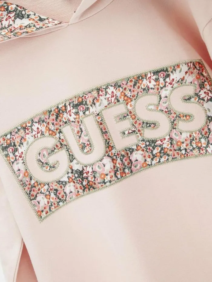 Kids Sweatshirt Dress Pink Guess Dresses