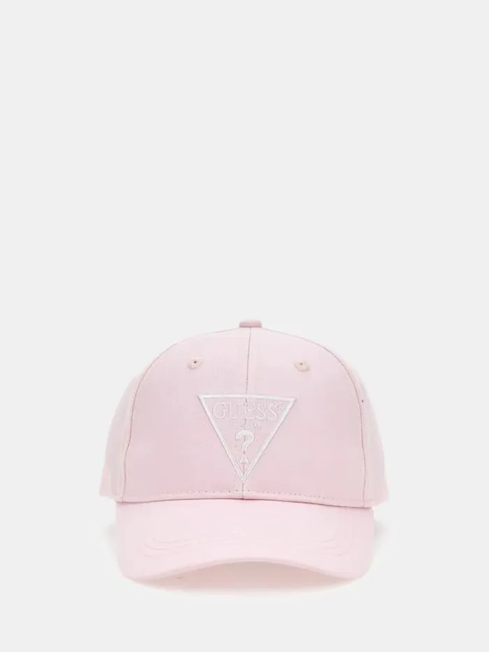 Kids Triangle Logo Baseball Cap Pink Guess Bags And Accessories
