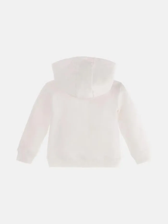Kids Triangle Logo Sweatshirt White Guess Knitwear And Sweatshirts