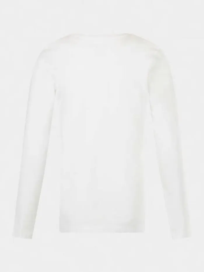 Kids Triangle Logo Tshirt White Guess Tops And Tshirts