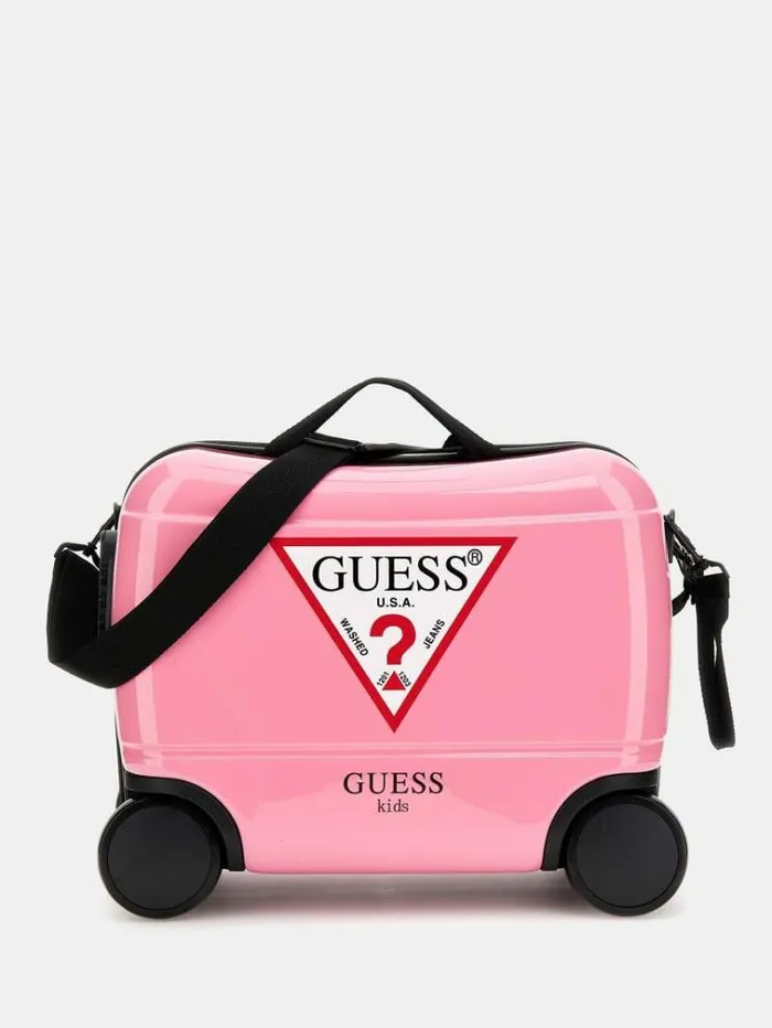 Kids Triangle Logo Trolley Pink Guess Accessories