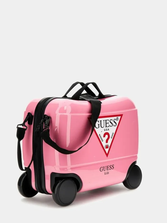 Kids Triangle Logo Trolley Pink Guess Accessories