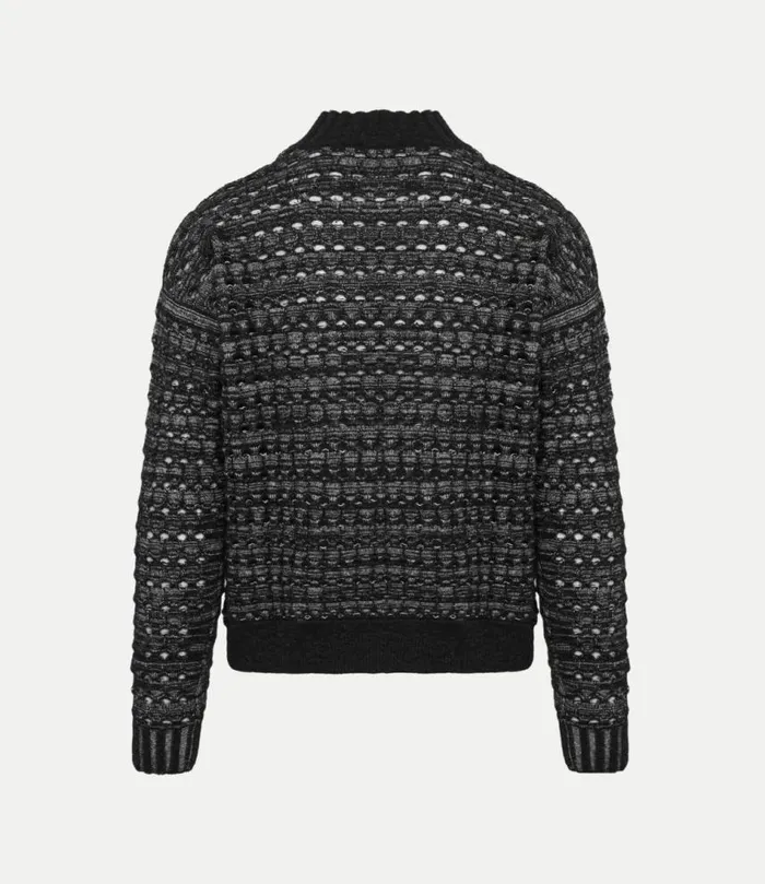 Knitwear And Sweatshirts Men Vivienne Westwood Armour Jumper In AshWhite