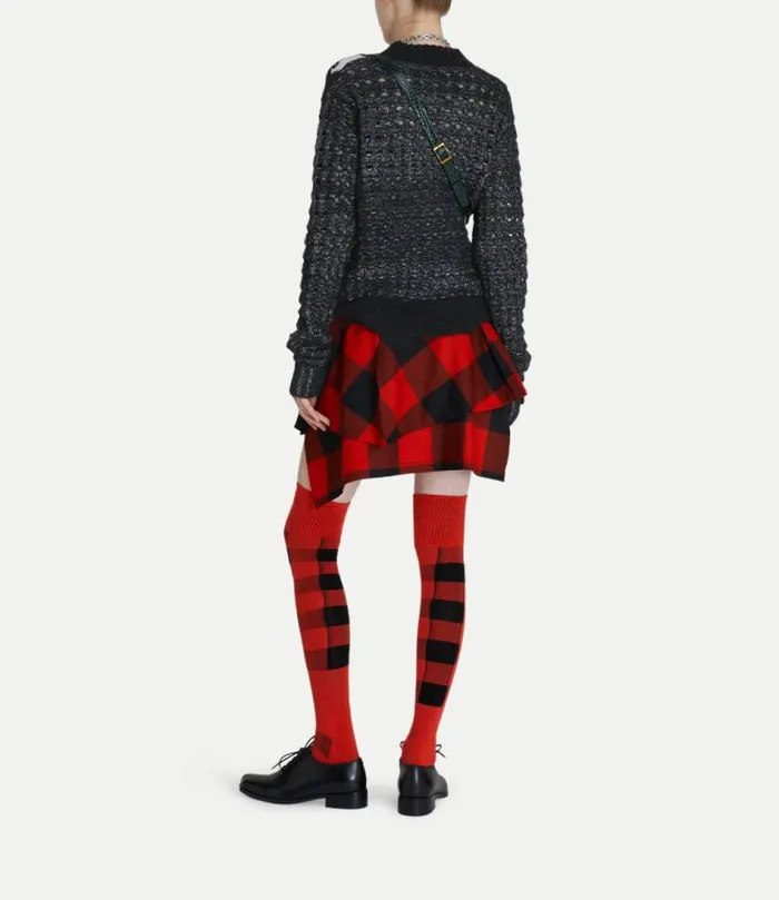 Knitwear And Sweatshirts Men Vivienne Westwood Armour Jumper In AshWhite