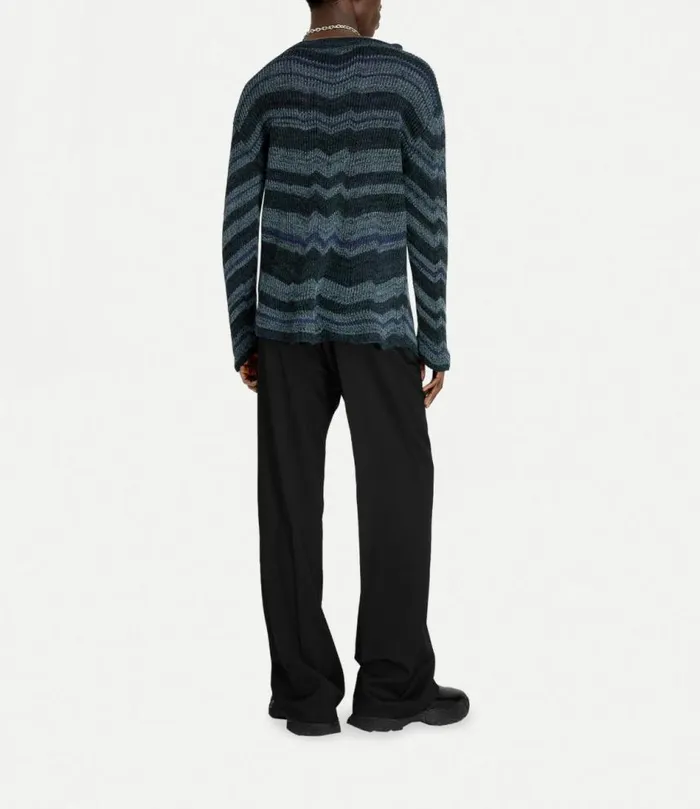 Knitwear And Sweatshirts Men Vivienne Westwood Bedrock Jumper In MelangeBlue