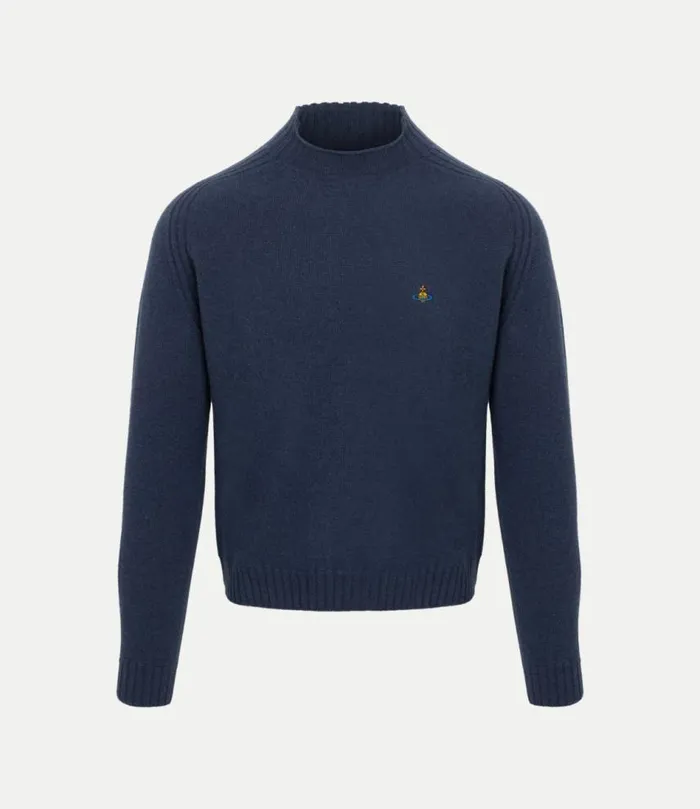 Knitwear And Sweatshirts Men Vivienne Westwood Fisherman Jumper In Denim