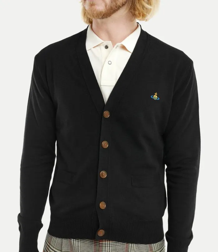 Knitwear And Sweatshirts Men Vivienne Westwood Man Cardigan In Black