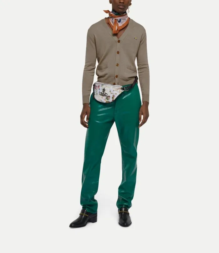 Knitwear And Sweatshirts Men Vivienne Westwood Man Cardigan In Stone