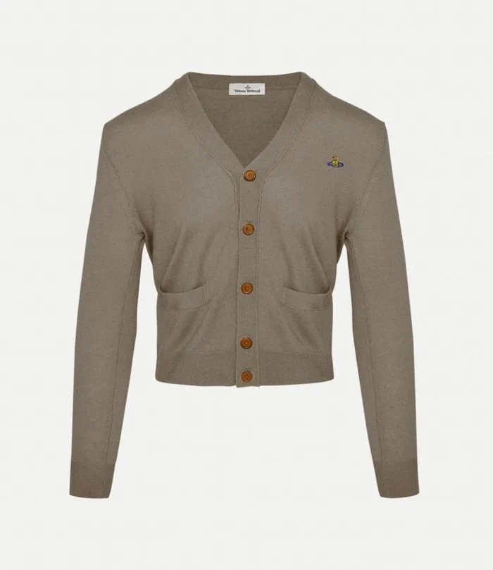 Knitwear And Sweatshirts Men Vivienne Westwood Man Cardigan In Stone
