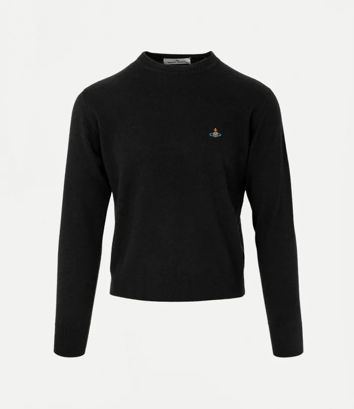 Knitwear And Sweatshirts Men Vivienne Westwood Man Round Neck In Black