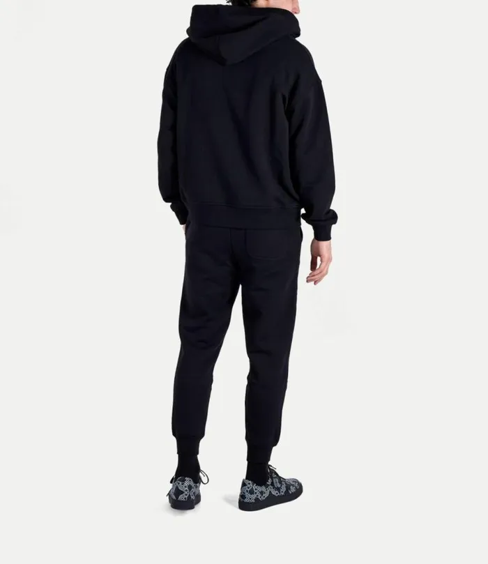 Knitwear And Sweatshirts Men Vivienne Westwood Rugged Zip Hoodie In Black