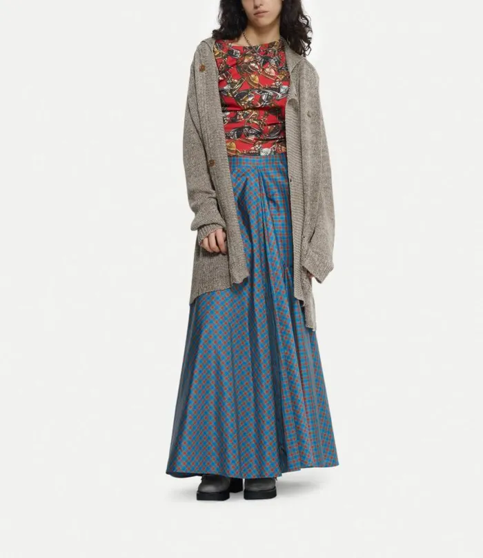 Knitwear And Sweatshirts Men Vivienne Westwood Sean Cardigan In BeigeTweed