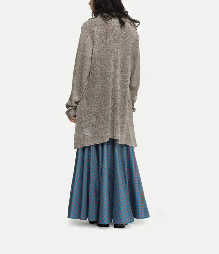 Knitwear And Sweatshirts Men Vivienne Westwood Sean Cardigan In BeigeTweed