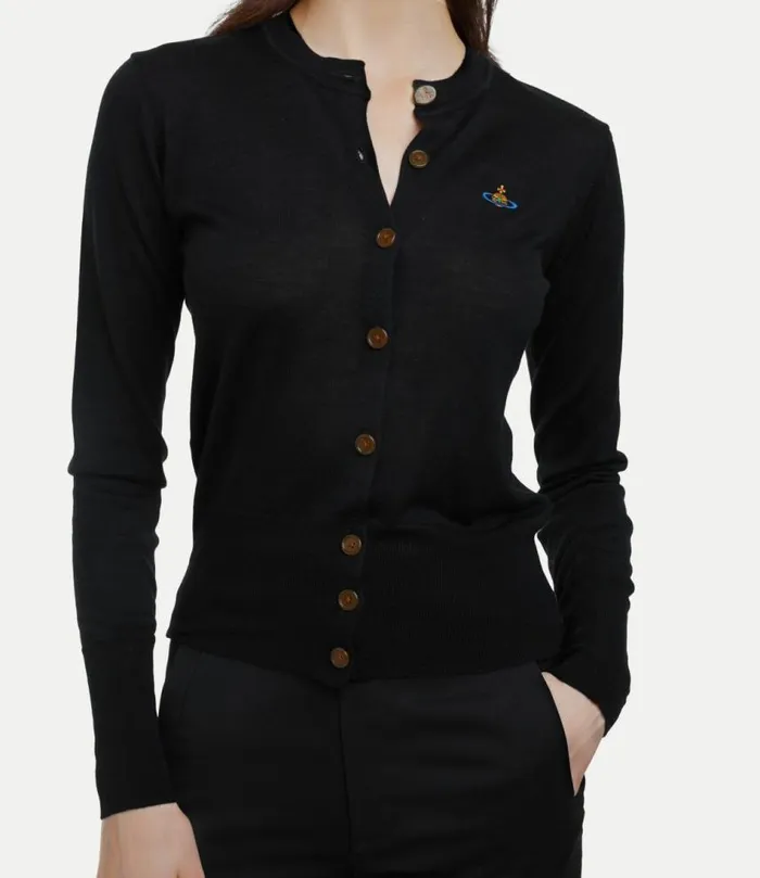 Knitwear Women Vivienne Westwood Bea Cardigan In Black