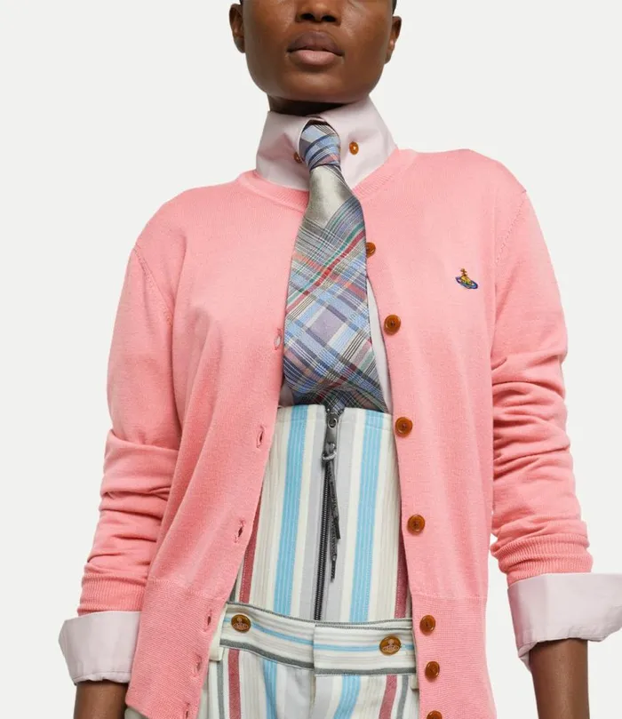 Knitwear Women Vivienne Westwood Bea Cardigan In Bubblegum