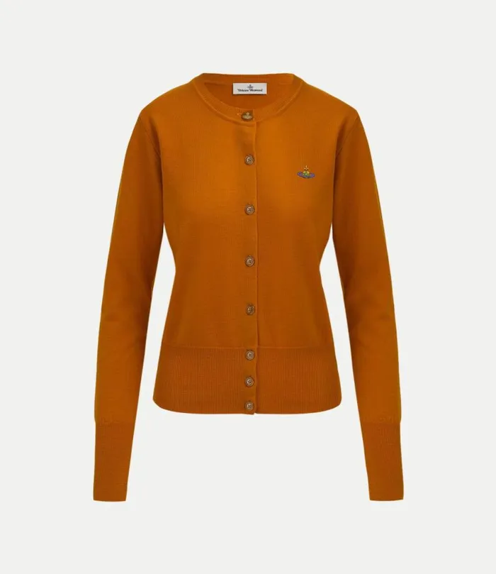 Knitwear Women Vivienne Westwood Bea Cardigan In BurntOrange