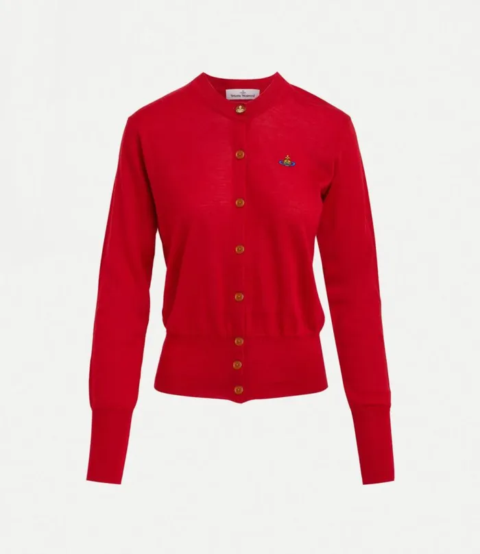 Knitwear Women Vivienne Westwood Bea Cardigan In Red