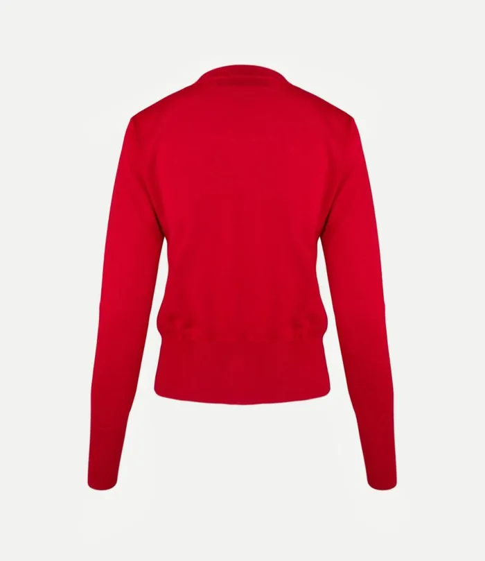 Knitwear Women Vivienne Westwood Bea Cardigan In Red