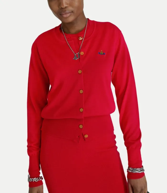 Knitwear Women Vivienne Westwood Bea Cardigan In Red