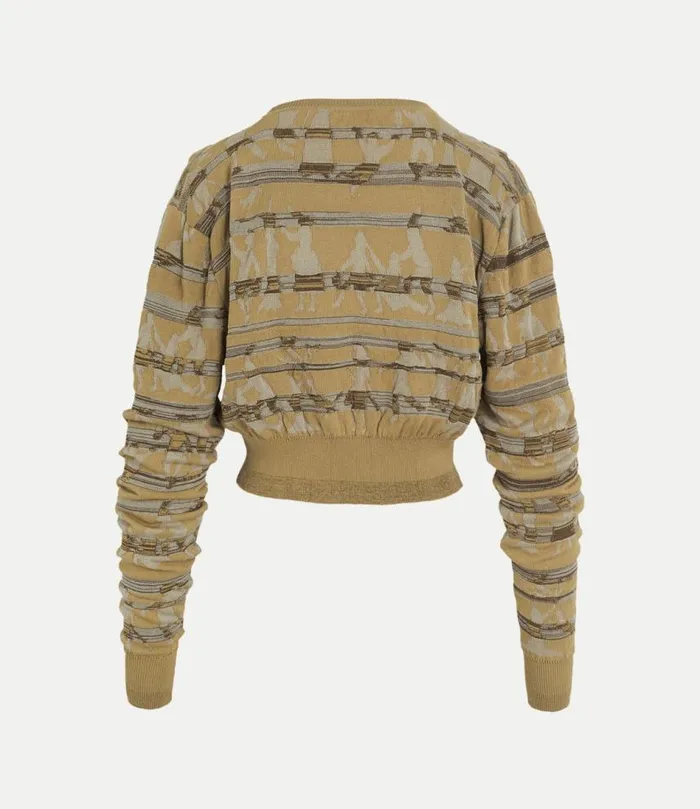Knitwear Women Vivienne Westwood Villagers Cardi In SandBrown
