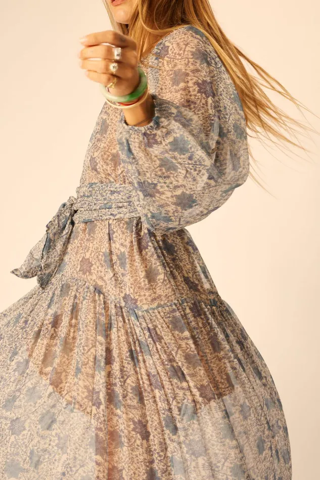 Lainey Dress With Sash Snowflake Sea Women Natalie Martin Dresses