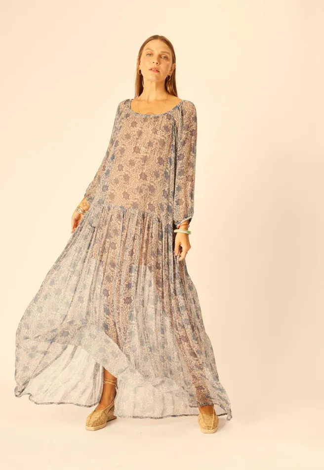 Lainey Dress With Sash Snowflake Sea Women Natalie Martin Dresses