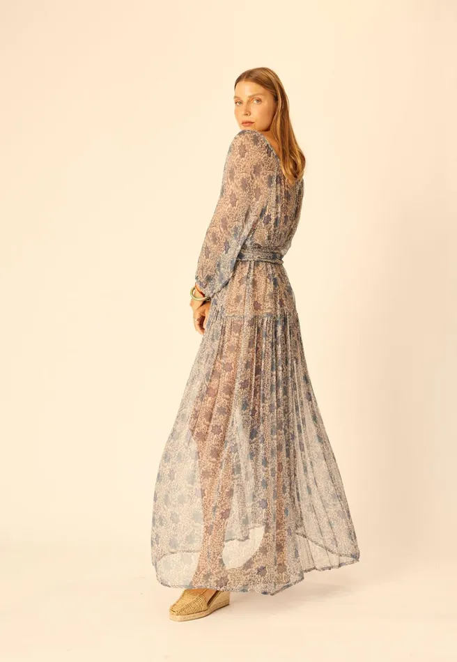 Lainey Dress With Sash Snowflake Sea Women Natalie Martin Dresses