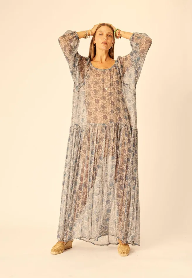 Lainey Dress With Sash Snowflake Sea Women Natalie Martin Dresses