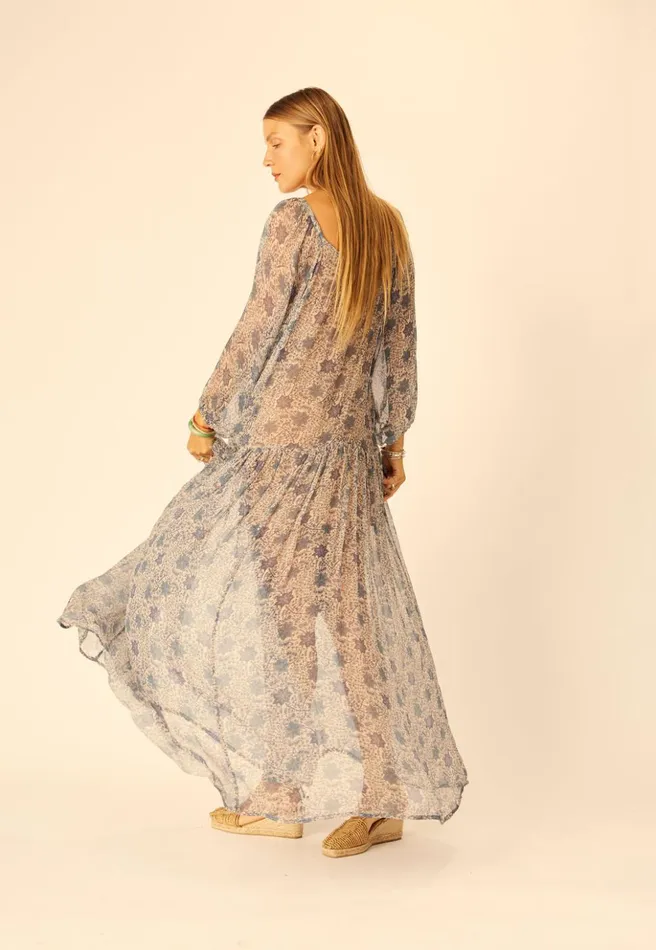 Lainey Dress With Sash Snowflake Sea Women Natalie Martin Dresses