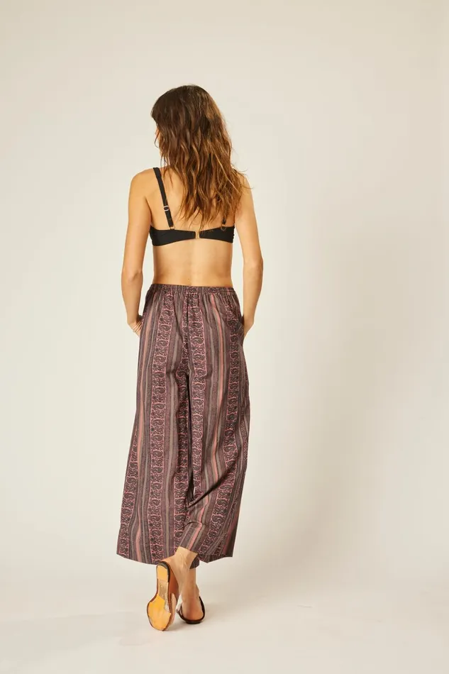 Lauren Pant Paisley Stripe Heather Women Natalie Martin Bottoms