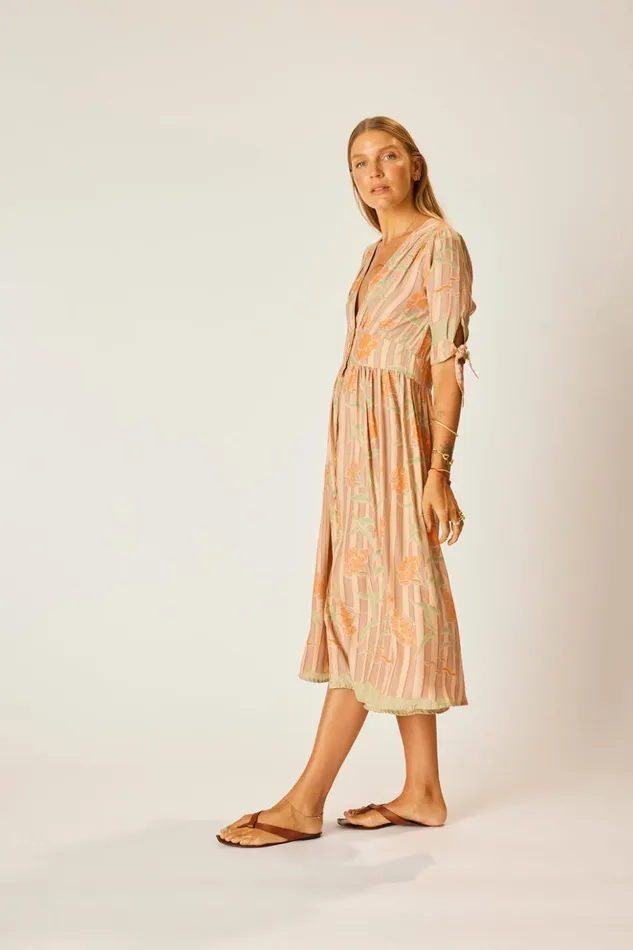 Layla Dress Chamomile Apricot Women Natalie Martin Dresses