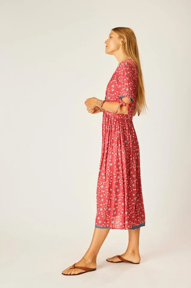 Layla Dress Pinwheel Barn Red Women Natalie Martin Dresses