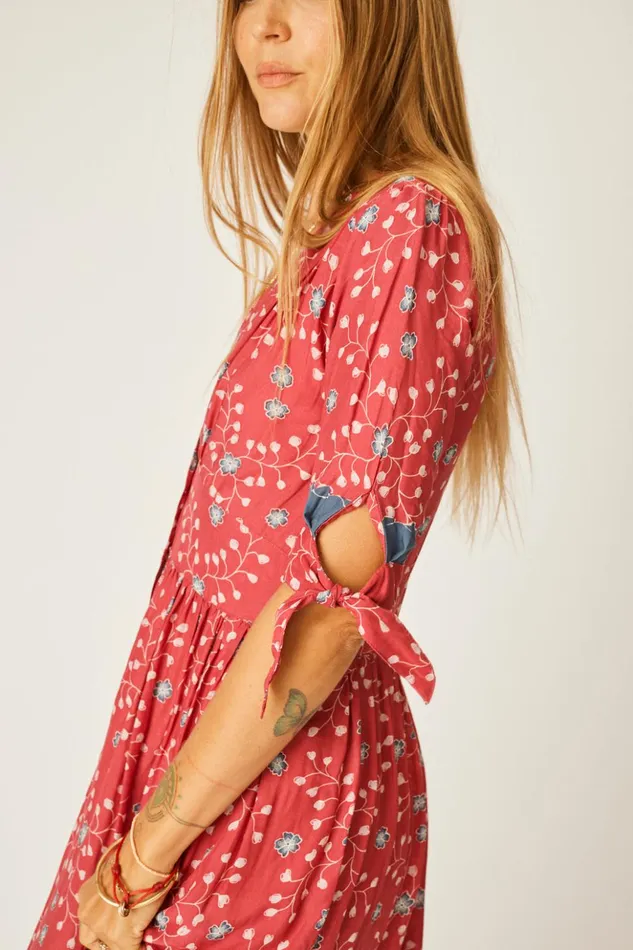 Layla Dress Pinwheel Barn Red Women Natalie Martin Dresses