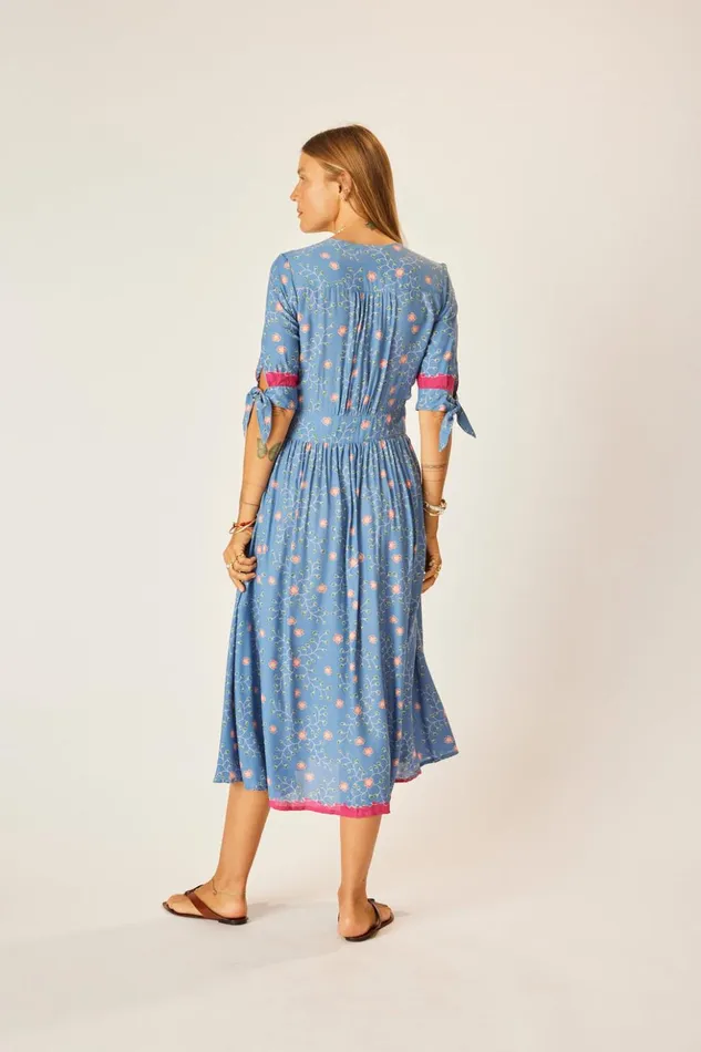 Layla Dress Pinwheel Denim Women Natalie Martin Dresses