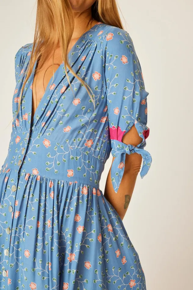 Layla Dress Pinwheel Denim Women Natalie Martin Dresses