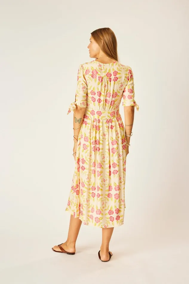 Layla Dress Prairie Dusty Crimson Women Natalie Martin Dresses