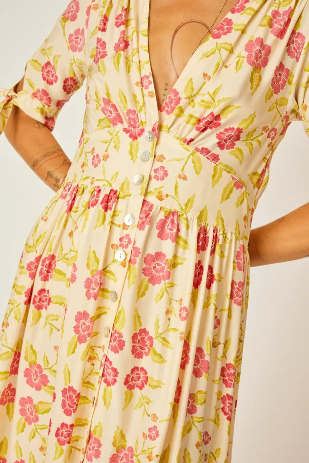 Layla Dress Prairie Dusty Crimson Women Natalie Martin Dresses