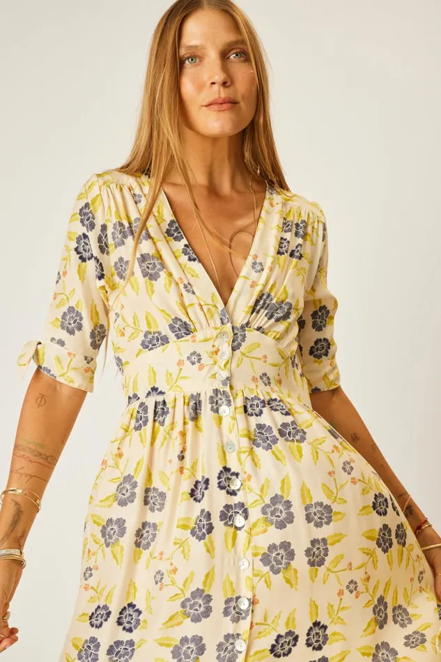 Layla Dress Prairie Indigo Women Natalie Martin Dresses