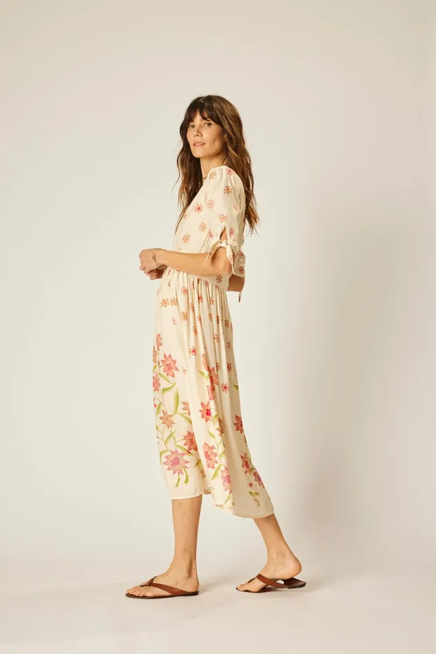 Layla Dress Starflower Cream Women Natalie Martin Dresses