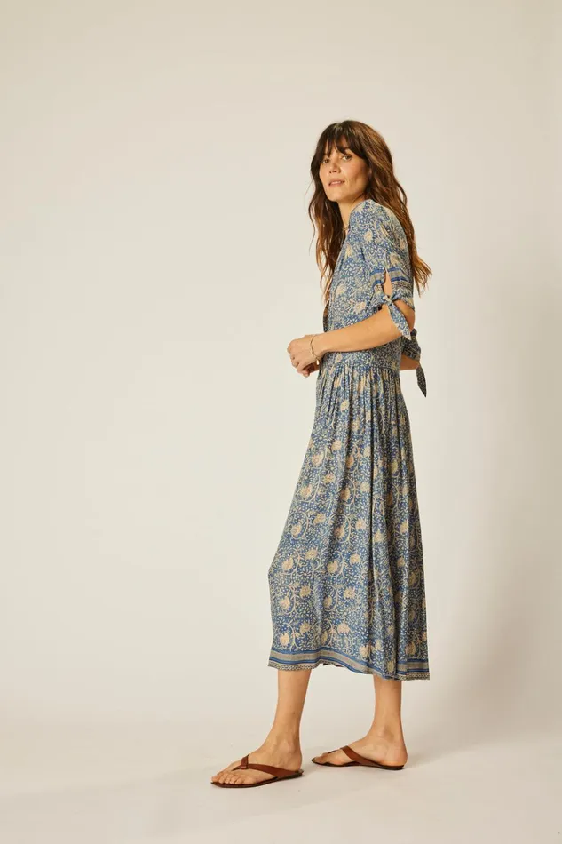 Layla Dress Water Lily Blue Women Natalie Martin Dresses