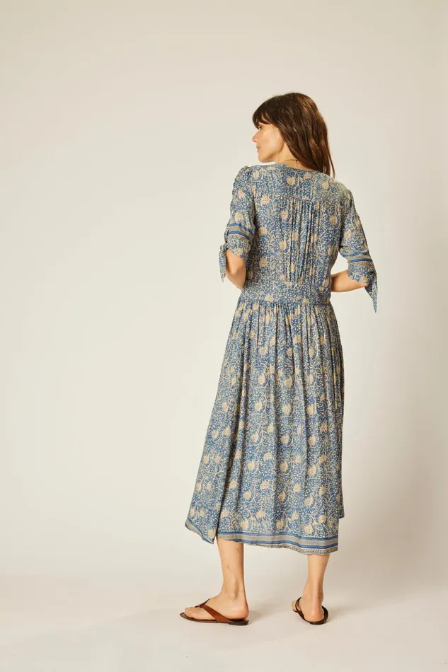 Layla Dress Water Lily Blue Women Natalie Martin Dresses