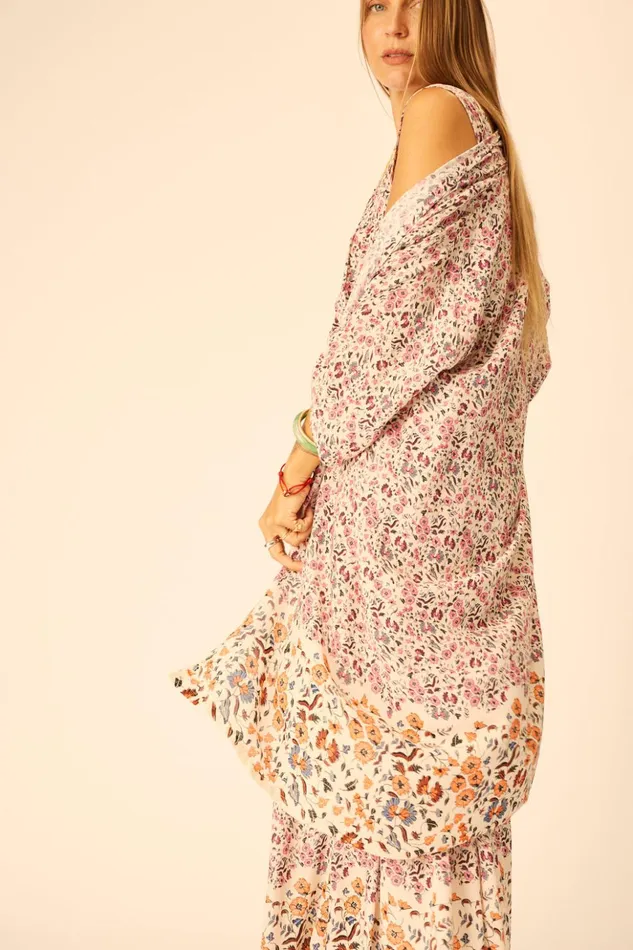Lennon Kimono Petite Fleur Rose Women Natalie Martin Coverups