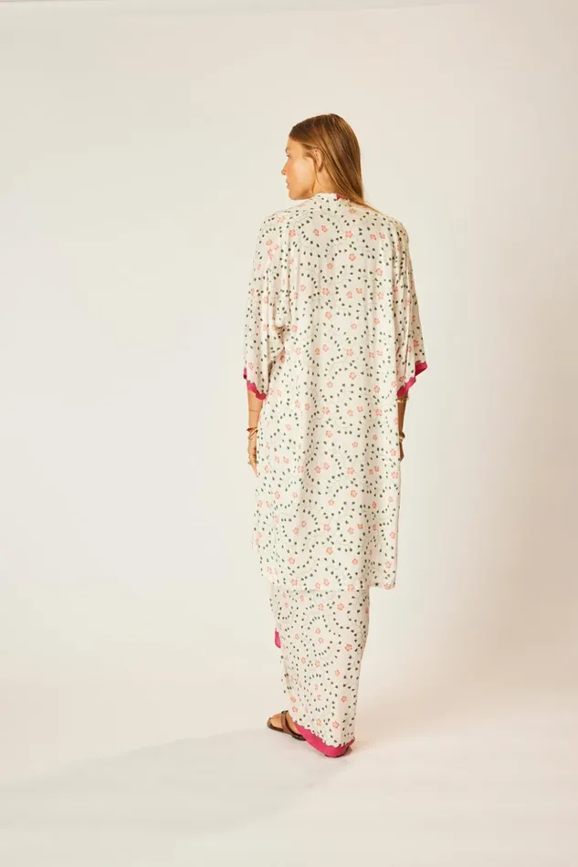 Lennon Kimono Pinwheel Cotton Women Natalie Martin Coverups